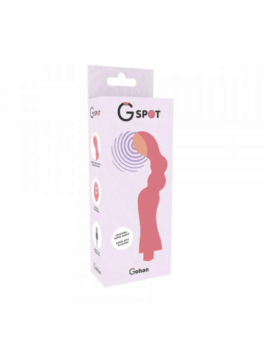 G-SPOT - VIBRATORE GOHAN G-SPOT ROSSO CHIARO