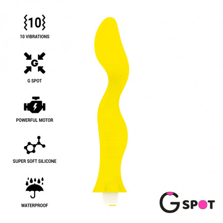 G-SPOT - VIBRATORE GAVYN G-SPOT GIALLO