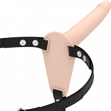 FETISH SUBMISSIVE HARNESS - FLESH SILICONE 15 CM