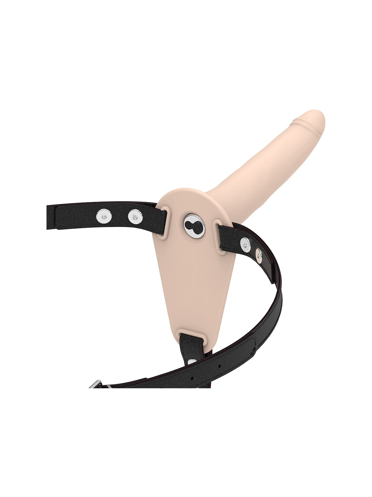 FETISH SUBMISSIVE HARNESS - VIBRATORE IN SILICONE FLESH 15 CM