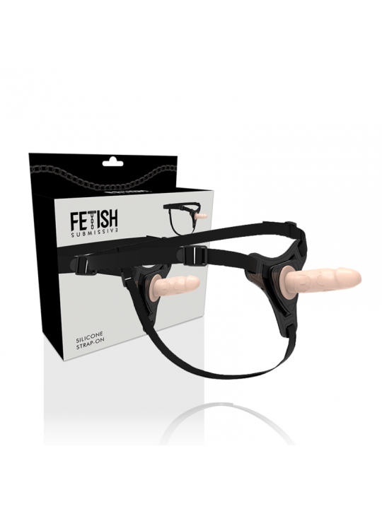 FETISH SUBMISSIVE HARNESS - SILICONE REALISTICO CARNE 12,5 CM