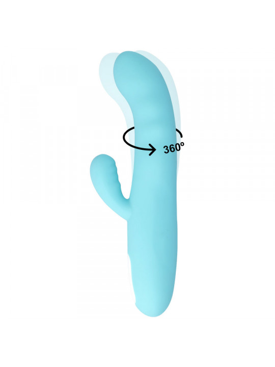 MIA - VIBRATORE ROTANTE EIFFEL BLU TURCHESE