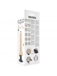 BASECOCK - VIBRATORE TELECOMANDO REALISTICO NATURALE 19 CM -O- 4 CM