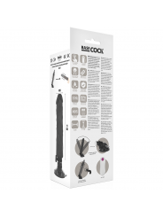 BASECOCK - VIBRATORE REALISTICO TELECOMANDO NERO 21 CM -O- 4 CM