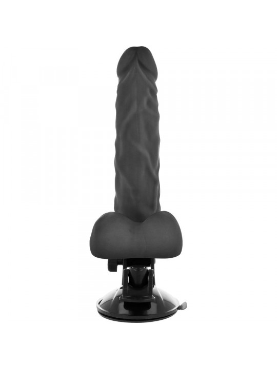 BASECOCK - VIBRATORE ARTICOLABILE TELECOMANDO NERO 21 CM -O- 5 CM