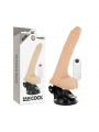 BASECOCK - VIBRATORE ARTICOLABILE TELECOMANDO NATURALE 18.5 CM -O- 4 CM