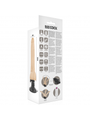 BASECOCK - VIBRATORE ARTICOLABILE TELECOMANDO NATURALE 18.5 CM -O- 4 CM