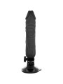 BASECOCK - VIBRATORE REALISTICO TELECOMANDO NERO 20 CM -O- 4 CM