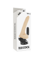 BASECOCK - VIBRATORE TELECOMANDO NATURALE REALISTICO CON TESTICOLI 20 CM -O- 4 CM