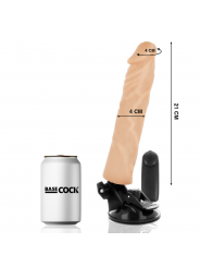 BASECOCK - VIBRATORE REALISTICO TELECOMANDO NATURALE 21 CM -O- 4 CM