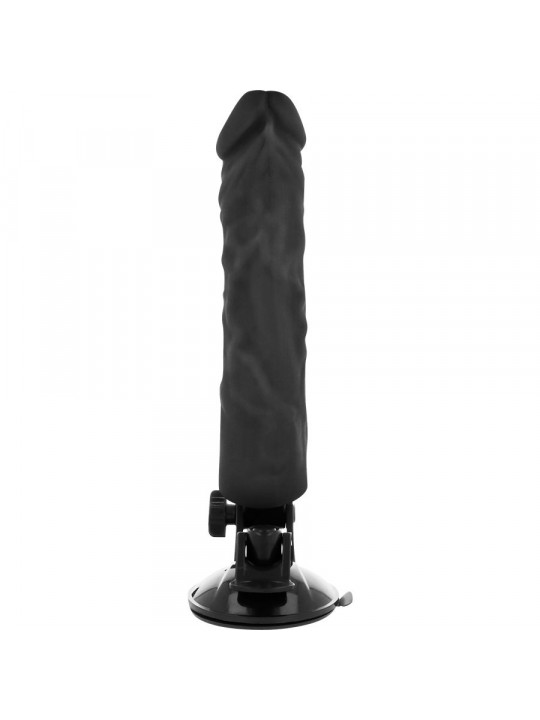 BASECOCK - VIBRATORE REALISTICO TELECOMANDO NERO 21 CM -O- 4 CM