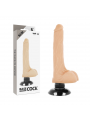 BASECOCK - VIBRATORE REALISTICO 2-1 NATURALE 18.5 CM -O- 4 CM