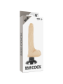 BASECOCK - VIBRATORE REALISTICO 2-1 NATURALE 18.5 CM -O- 4 CM