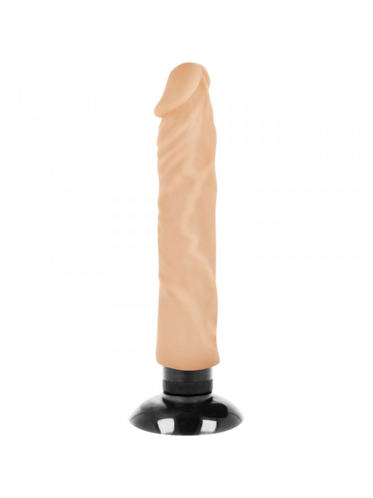 BASECOCK - VIBRATORE REALISTICO 2-1 NATURALE 20 CM -O- 4 CM