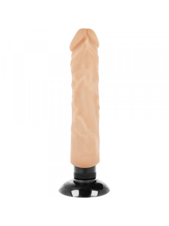 BASECOCK - VIBRATORE REALISTICO 2-1 NATURALE 20 CM -O- 4 CM