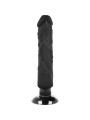 BASECOCK - VIBRATORE REALISTICO 2-1 NERO 20 CM -O- 4 CM