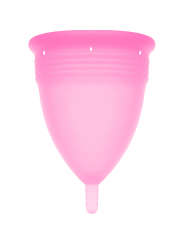 STERCUP - COPPA MESTRUALE IN SILICONE FDA ROSA - TAGLIA L