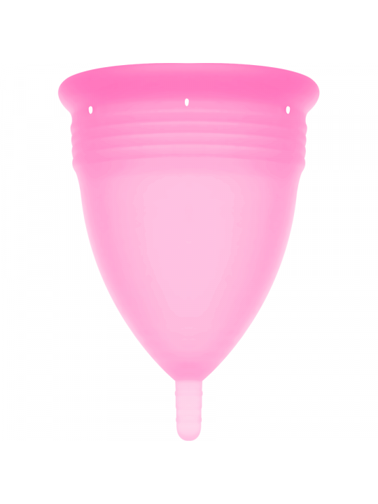 STERCUP - COPPA MESTRUALE IN SILICONE FDA ROSA - TAGLIA L