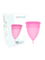 STERCUP - COPPA MESTRUALE IN SILICONE FDA ROSA - TAGLIA L