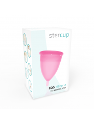 STERCUP - COPPA MESTRUALE IN SILICONE FDA ROSA - TAGLIA L