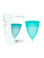 STERCUP - COPPA MESTRUALE IN SILICONE FDA ACQUAMARINA - TAGLIA L