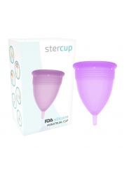 STERCUP - COPPA MESTRUALE IN SILICONE FDA LILLA - TAGLIA L