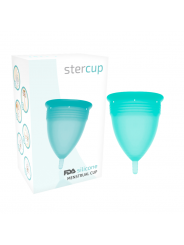 STERCUP - COPPA MESTRUALE IN SILICONE FDA ACQUAMARINA - TAGLIA S