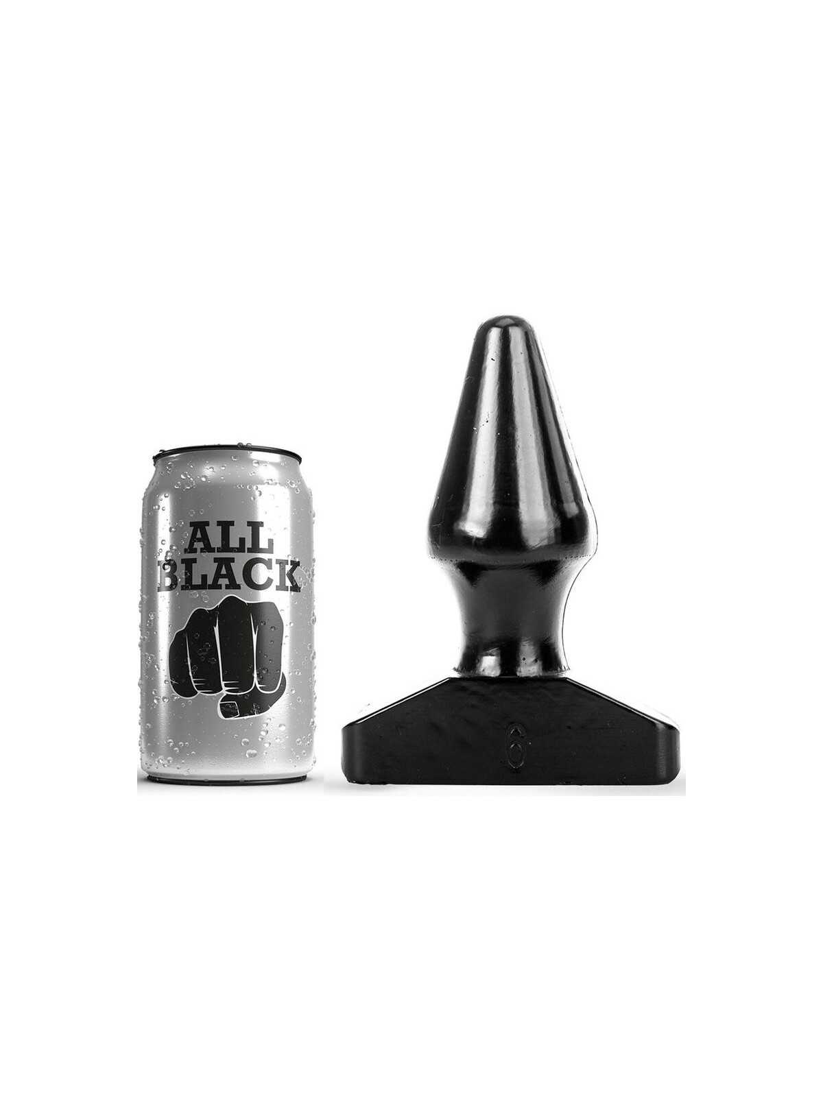 ALL BLACK - PLUG ANALE 15,5 CM