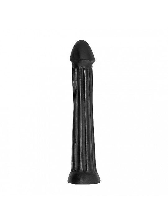 ALL BLACK - DILDO CON PLUG 31 CM