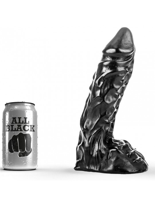 ALL BLACK - DILDO 23 CM