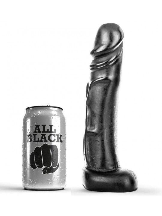 ALL BLACK - DILDO 22 CM