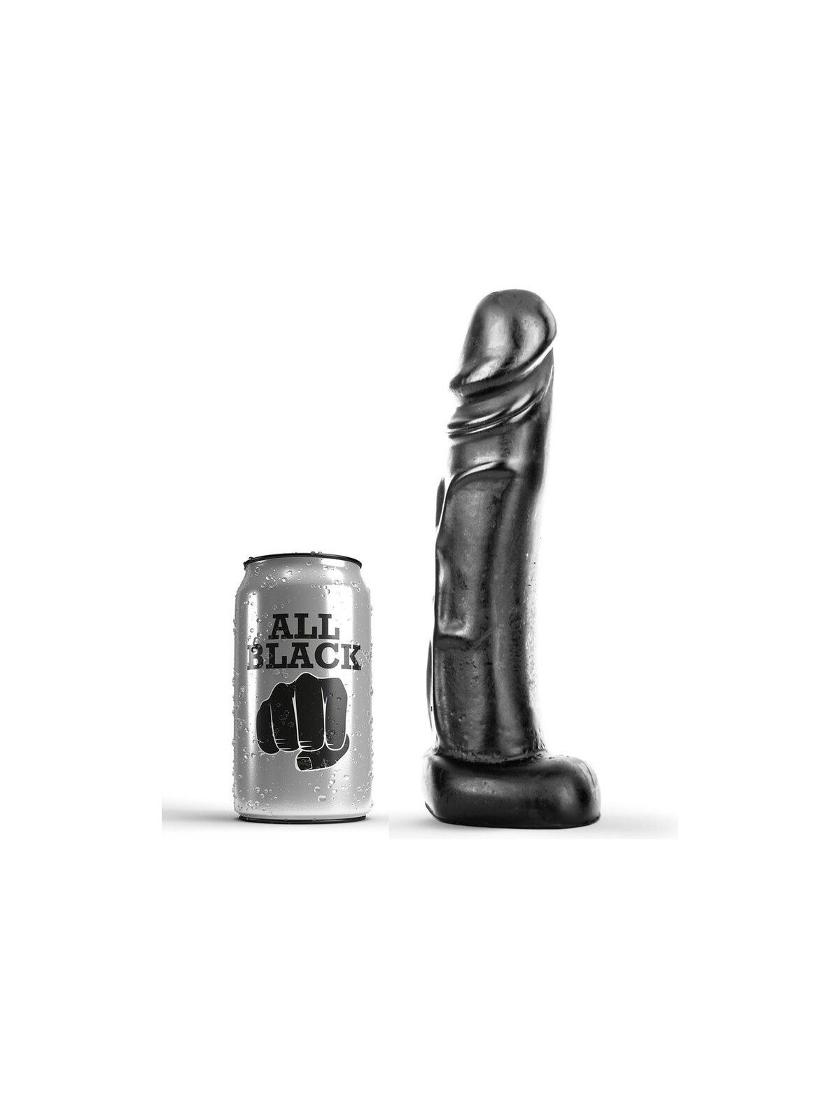 ALL BLACK - DILDO 22 CM