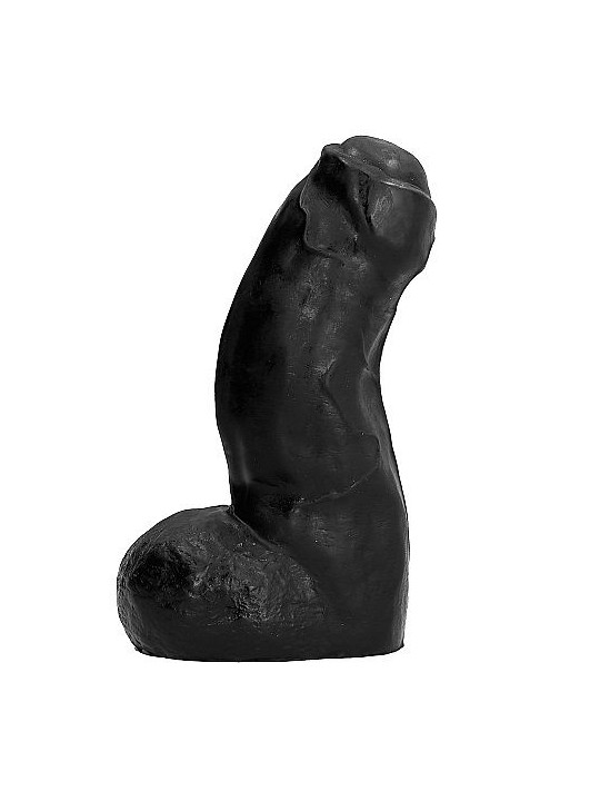 ALL BLACK - DONG NERO REALISTICO 17 CM