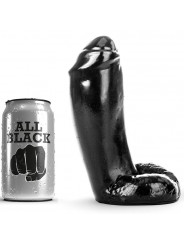 ALL BLACK - DILDO REALISTICO 18 CM