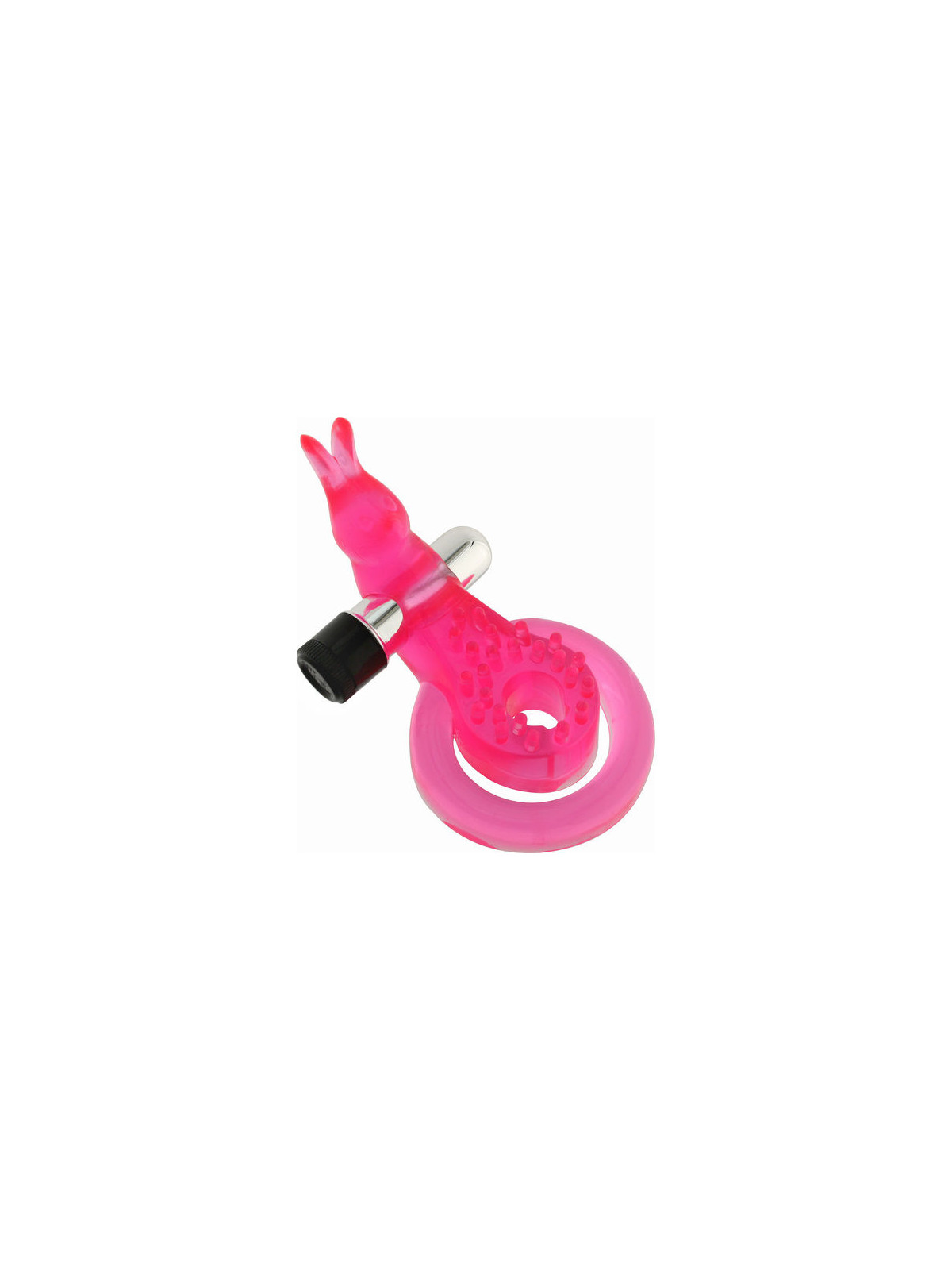 SEVEN CREATIONS - ANELLO PER PENE E TESTICOLI CON FARFALLA ROSA