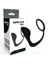 ADDICTED TOYS - PLUG ANALE CON ANELLO PENE NERO