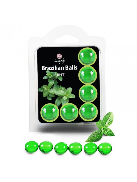 SECRETPLAY - SET 6 PALLINE BRASILIANI MENTA