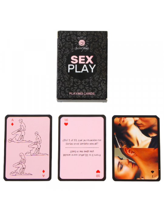 SECRETPLAY - CARTE DA GIOCO SEX PLAY (ES/EN)