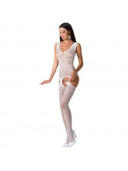 PASSION - WOMAN BS062 BODYSTOCKING BIANCO TAGLIA UNICA