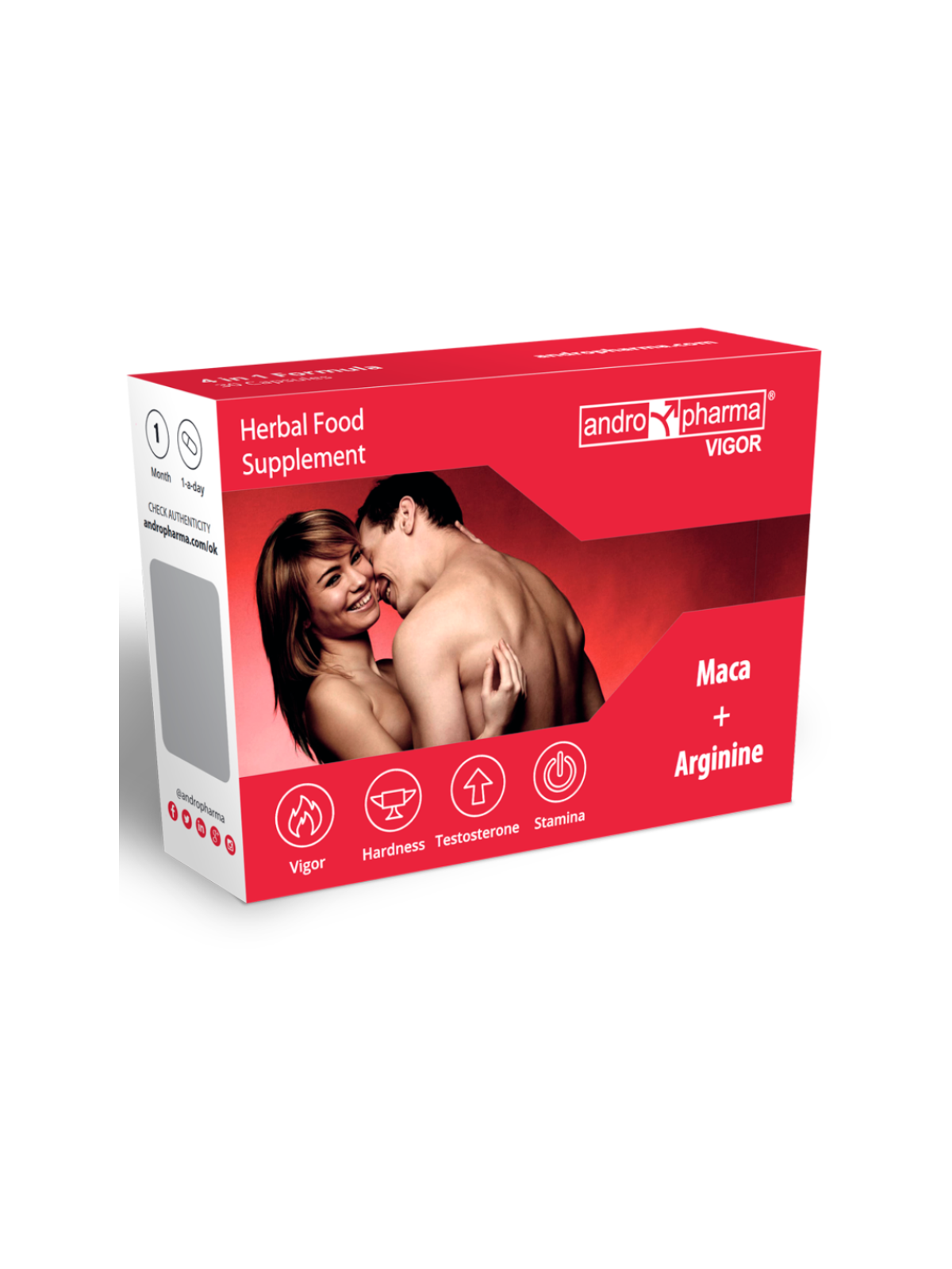 ANDROPHARMA VIGOR - INTEGRATORE PER IL POTENZIAMENTO DELLA LIBIDO