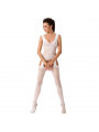 PASSION - WOMAN BS046 BODYSTOCKING BIANCO TAGLIA UNICA