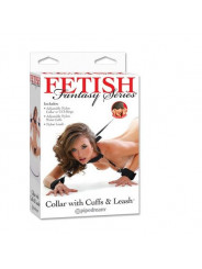 FETISH FANTASY SERIES - COLLARE FETISH CON POLSINI E GUINZAGLIO