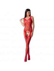 PASSION - WOMAN BS061 BODYSTOCKING ROSSO TAGLIA UNICA