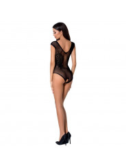 PASSION - DONNA BS064 BODYSTOCKING NERO TAGLIA UNICA