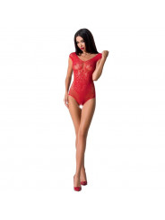 PASSION - WOMAN BS064 BODYSTOCKING ROSSO TAGLIA UNICA