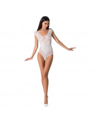 PASSION - WOMAN BS064 BODYSTOCKING BIANCO TAGLIA UNICA