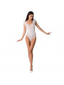 PASSION - WOMAN BS064 BODYSTOCKING BIANCO TAGLIA UNICA