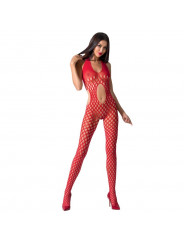 PASSION - WOMAN BS065 BODYSTOCKING ROSSO TAGLIA UNICA