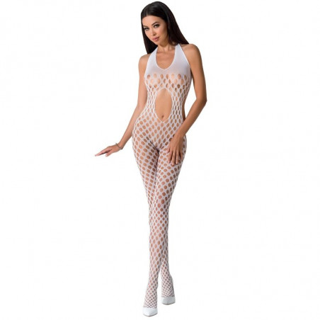 PASSION - WOMAN BS065 BODYSTOCKING BIANCO TAGLIA UNICA