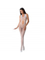 PASSION - WOMAN BS065 BODYSTOCKING BIANCO TAGLIA UNICA